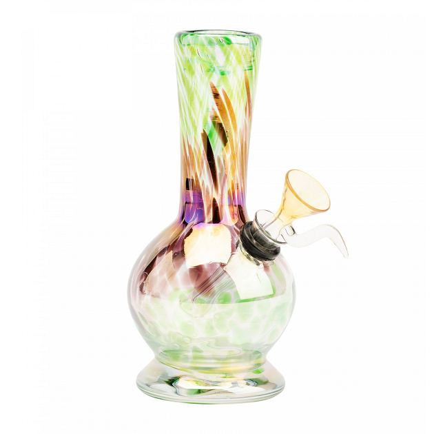 Retro Glass 6″ Glow-in-the-Dark Metro Tube Bong