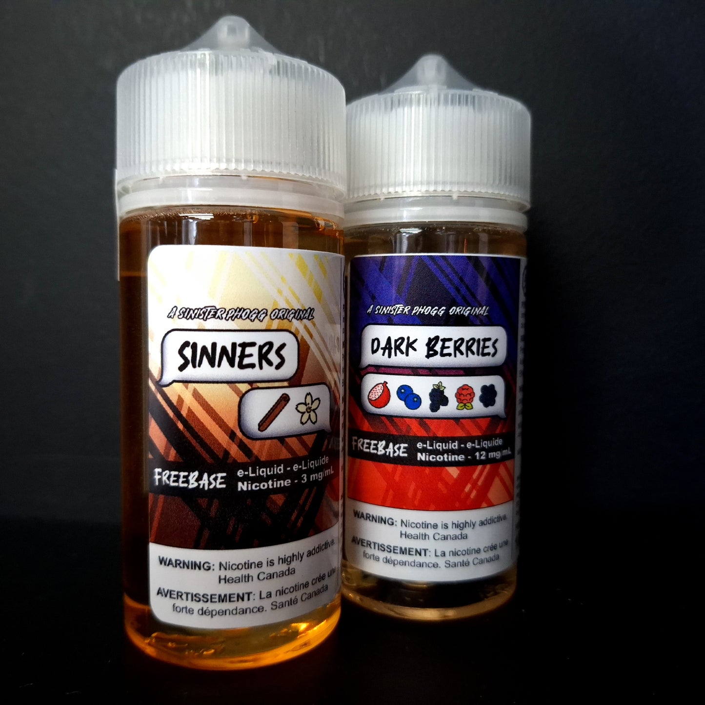 Sinister Phogg Freebase Nicotine E-Liquid - 100mL Value Size