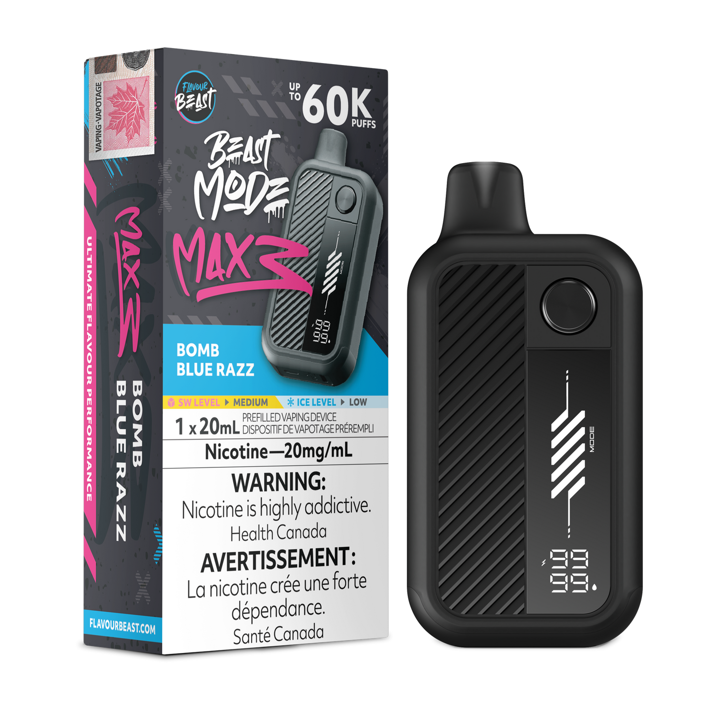 Flavour Beast: Beast Mode Max 3 (Original & Unleashed) 60K Disposable