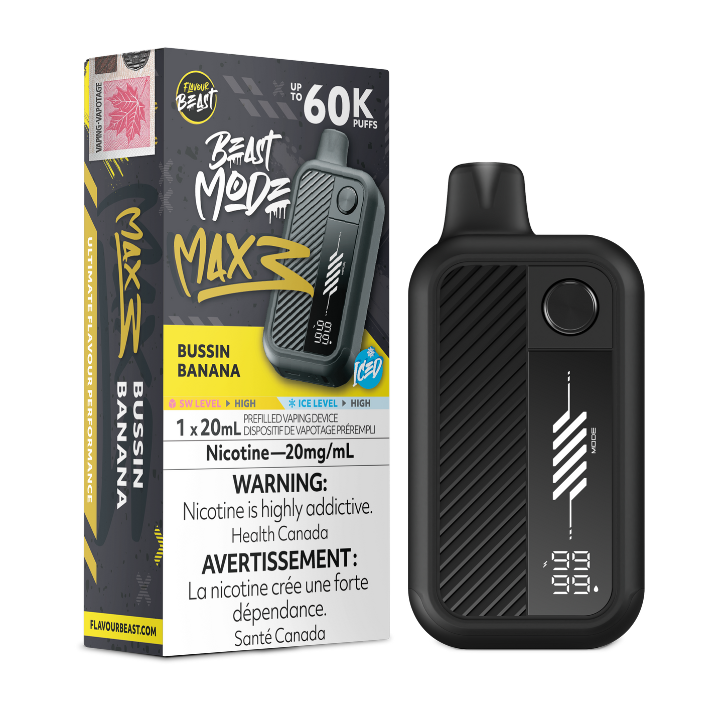 Flavour Beast: Beast Mode Max 3 (Original & Unleashed) 60K Disposable