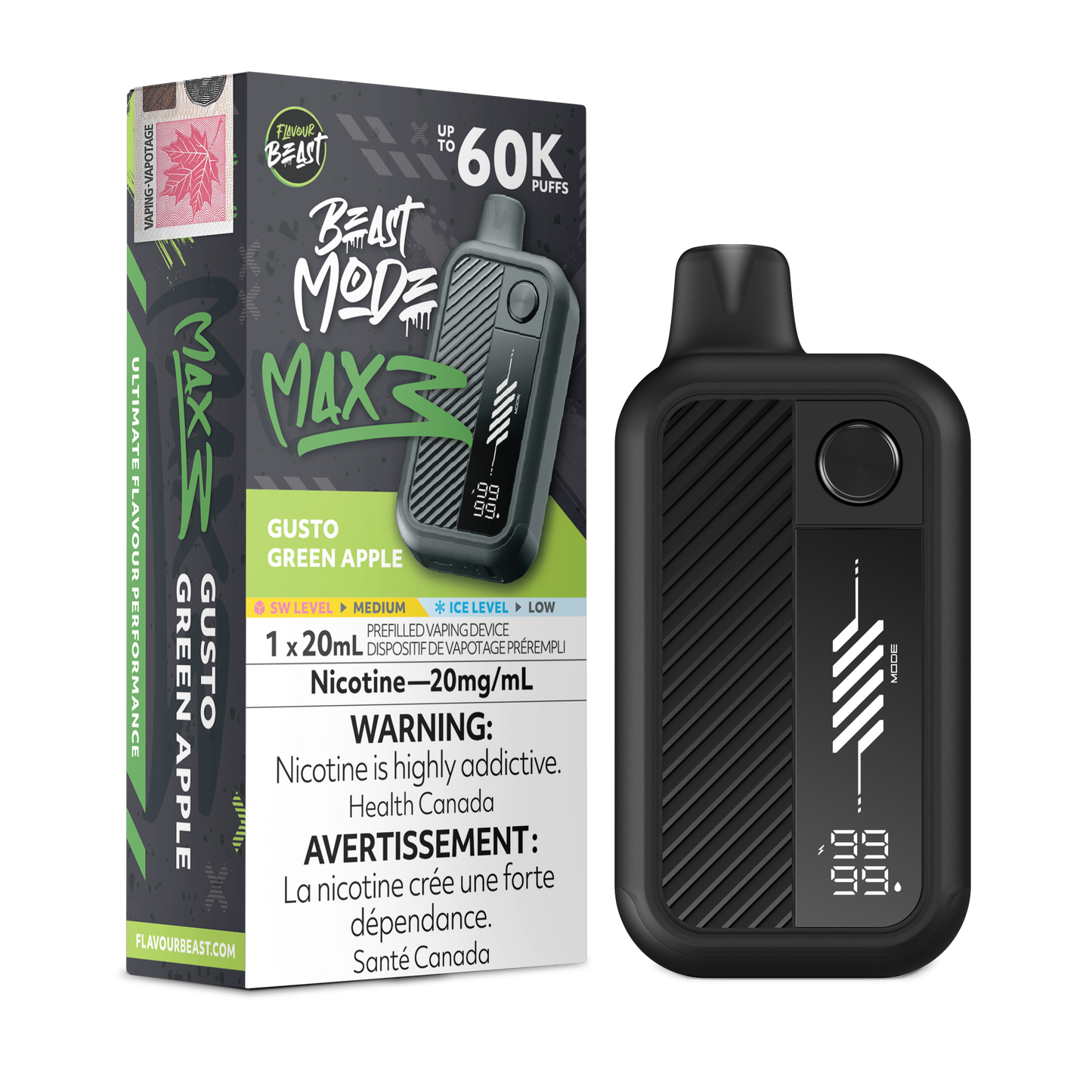 Flavour Beast: Beast Mode Max 3 (Original & Unleashed) 60K Disposable