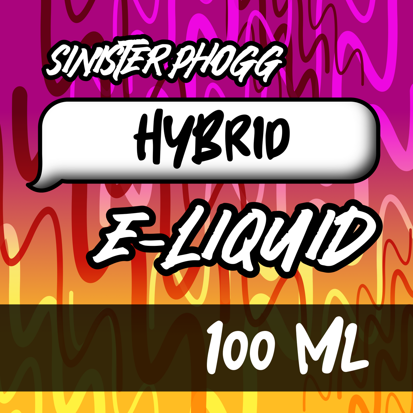 Sinister Phogg Hybrid Nicotine E-Liquid - 100mL Value Size