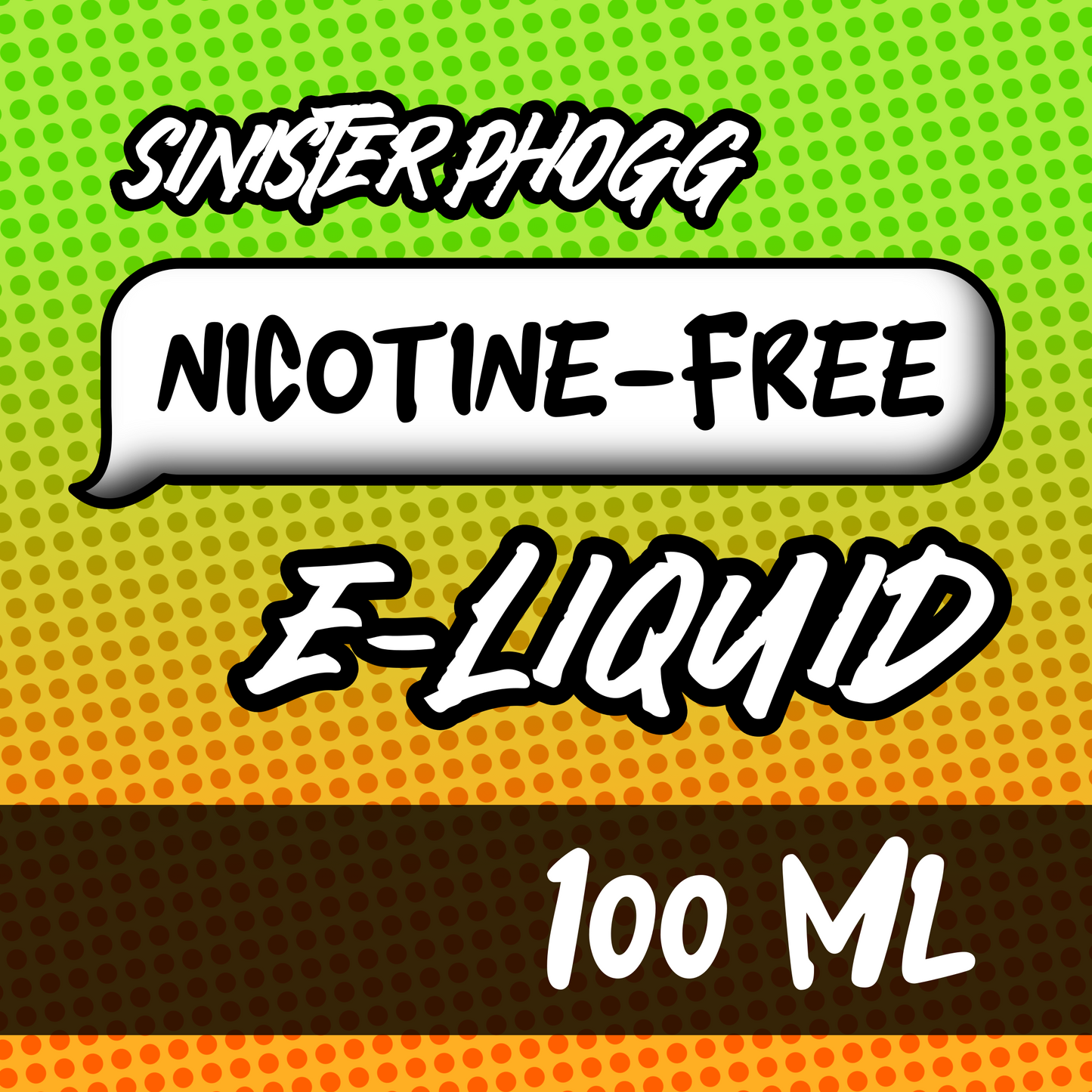 Sinister Phogg Nicotine-Free E-Liquid - 100mL Value Size