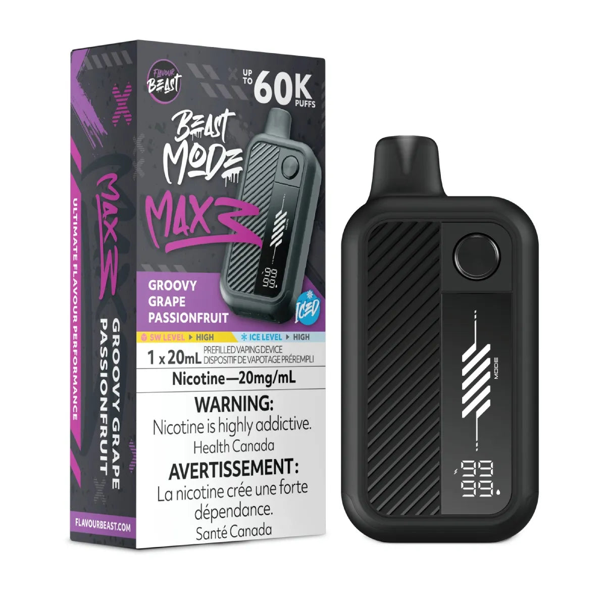 Flavour Beast: Beast Mode Max 3 (Original & Unleashed) 60K Disposable