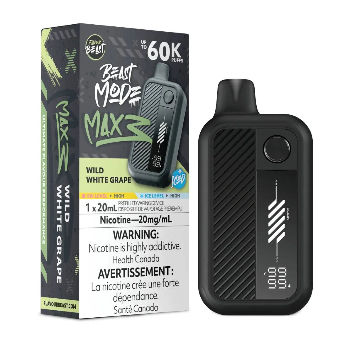 Flavour Beast: Beast Mode Max 3 (Original & Unleashed) 60K Disposable