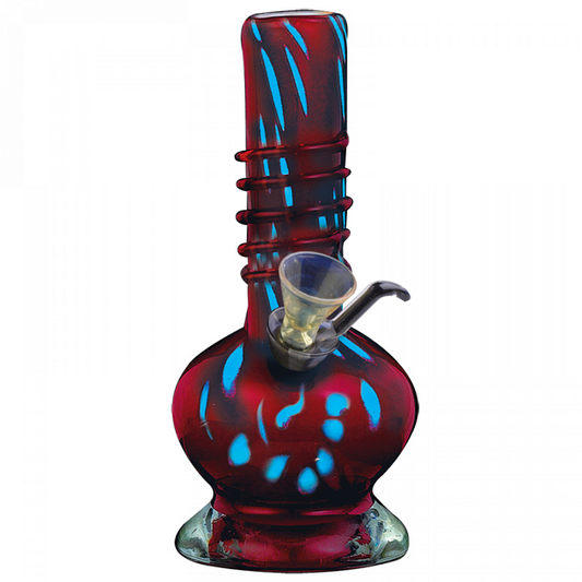 Retro Glass 8″ Glow-in-the-Dark Sulu Tube Bong